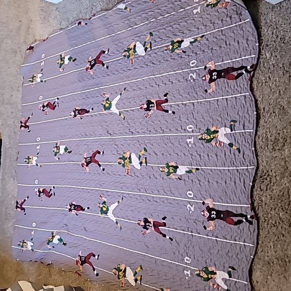 smiling home Bedding Stunning Smiling Home Football Pitch Quilt